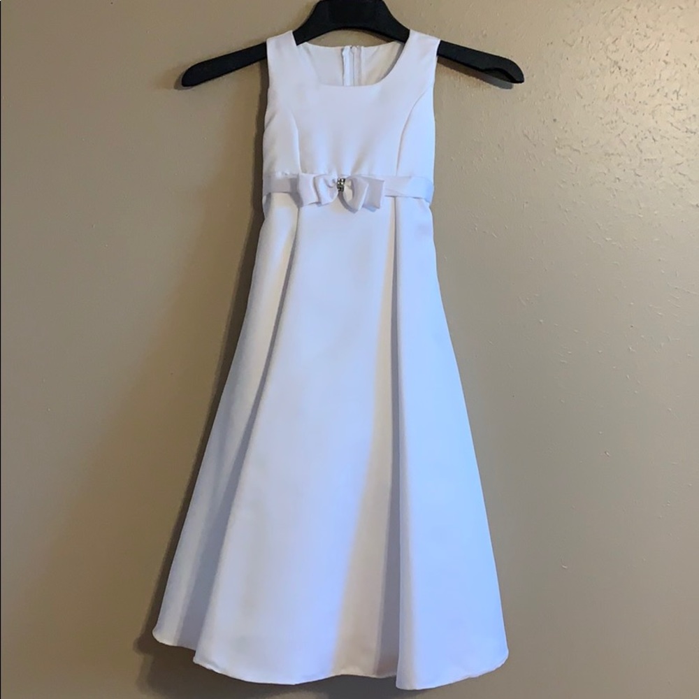 Tip Top Kids White Formal Dress